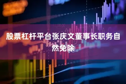 股票杠杆平台张庆文董事长职务自然免除