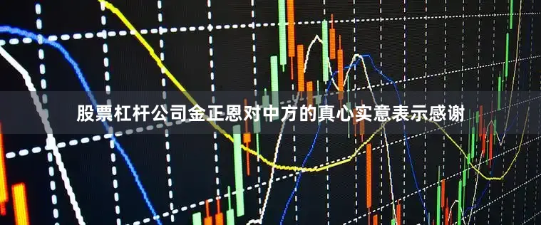 股票杠杆公司金正恩对中方的真心实意表示感谢